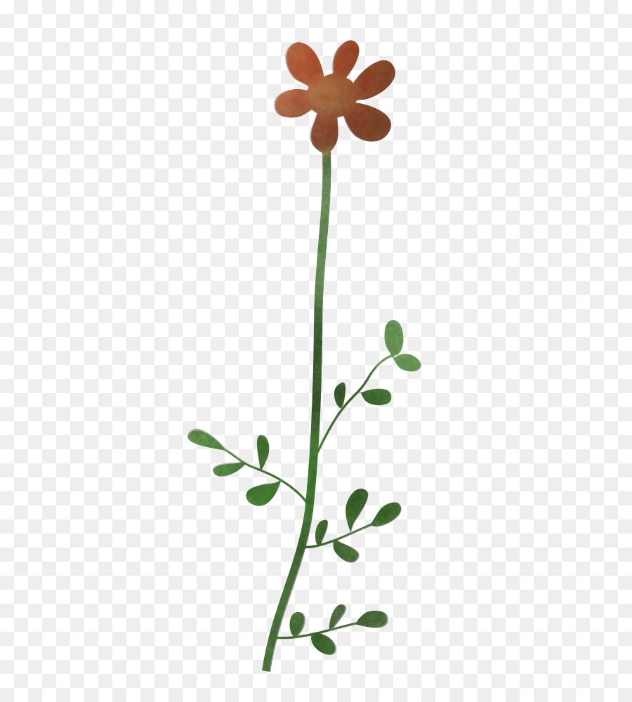 Flor Y Hojas，Planta PNG