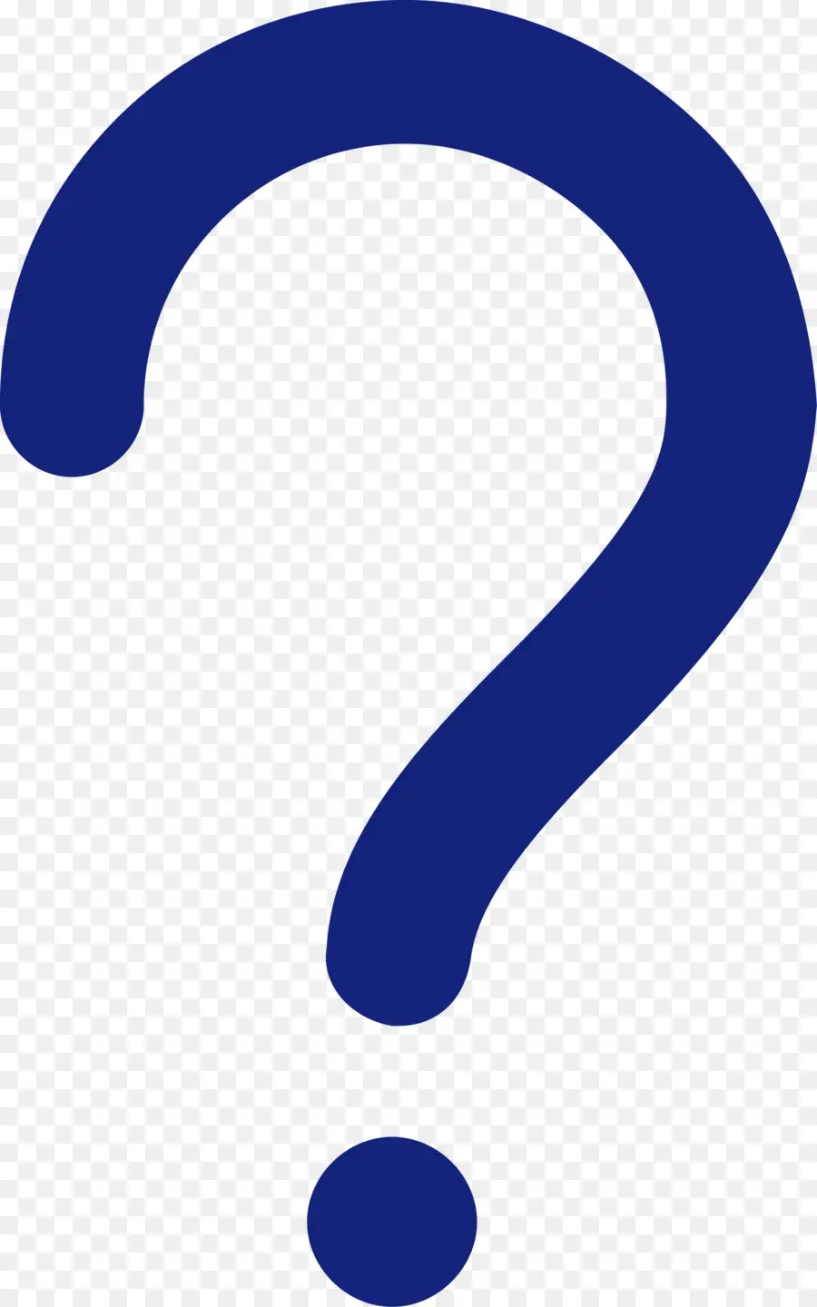 Signo De Interrogación Azul，Consulta PNG