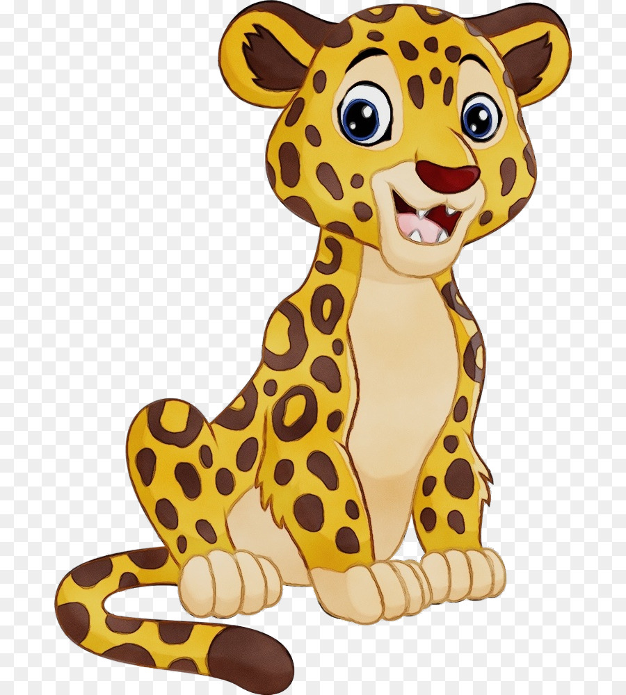 Leopardo De Dibujos Animados，Manchas PNG