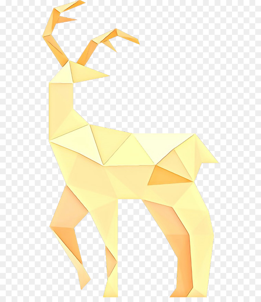 Origami，Amarillo PNG