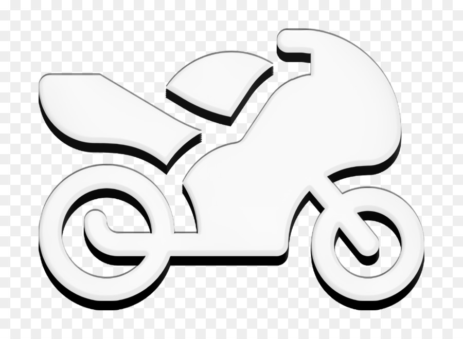 Motocicleta，Blanco PNG