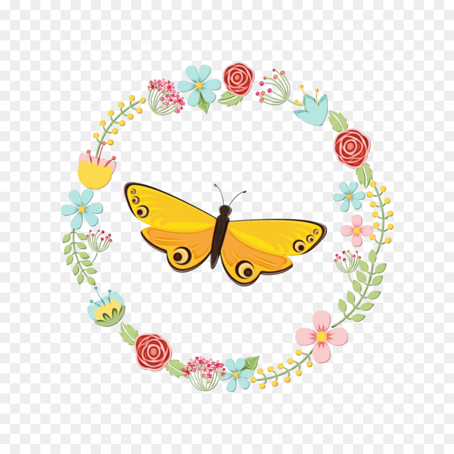 Mariposa，Amarillo PNG