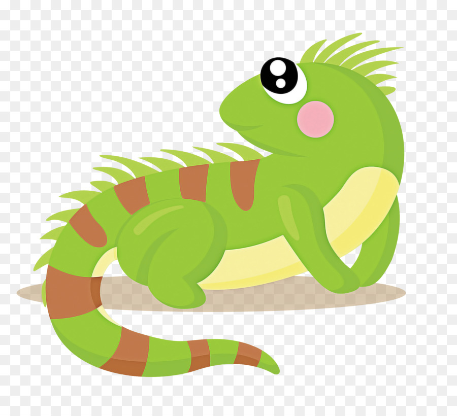 Lagarto Verde，Dibujos Animados PNG