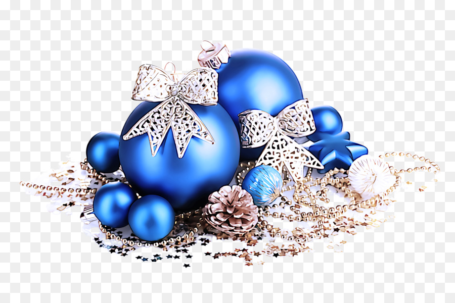 Adorno De Navidad，Azul PNG