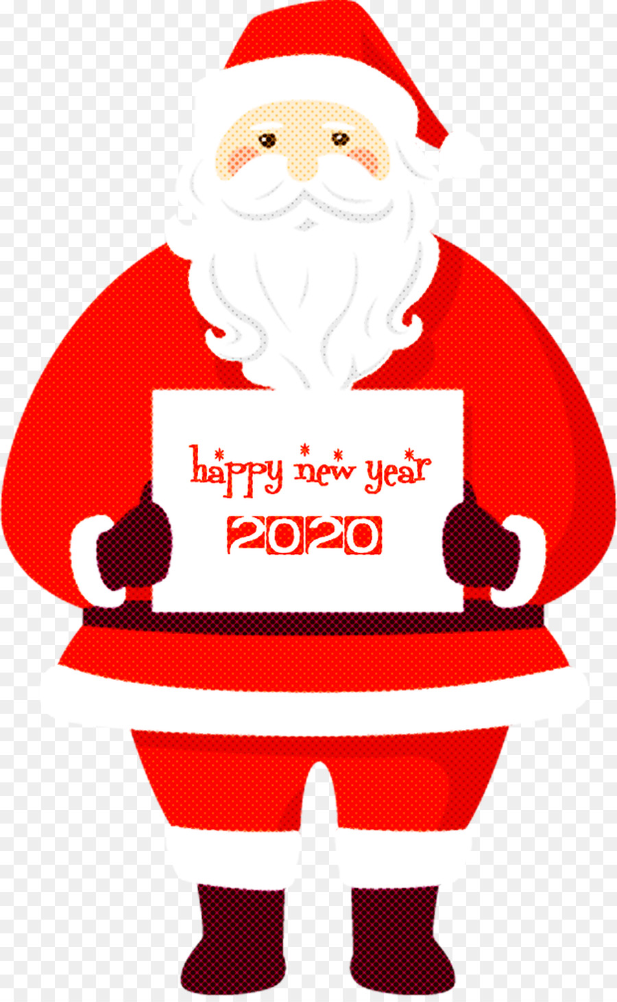 Papá Noel，Año Nuevo PNG