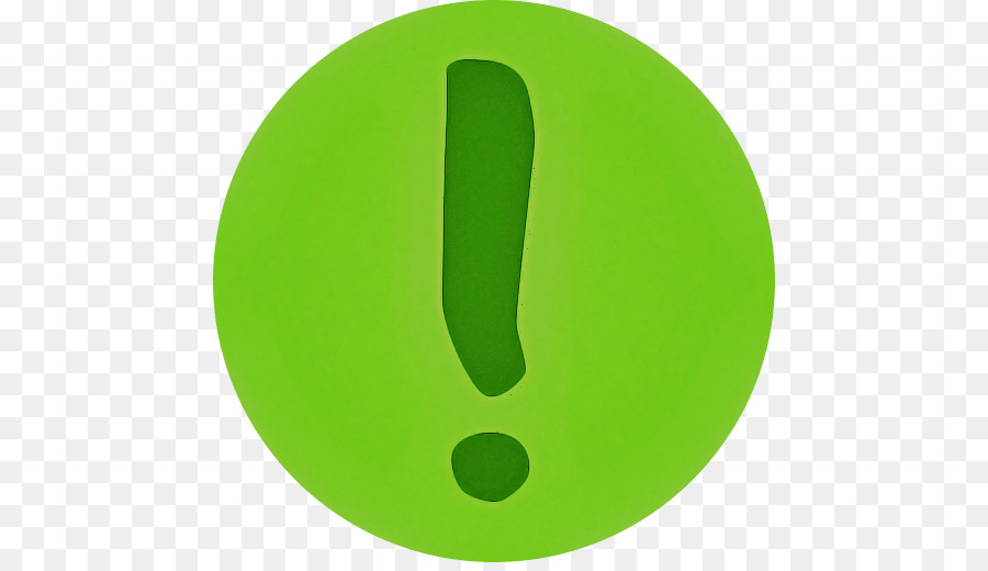 Signo De Exclamación Verde，Alerta PNG