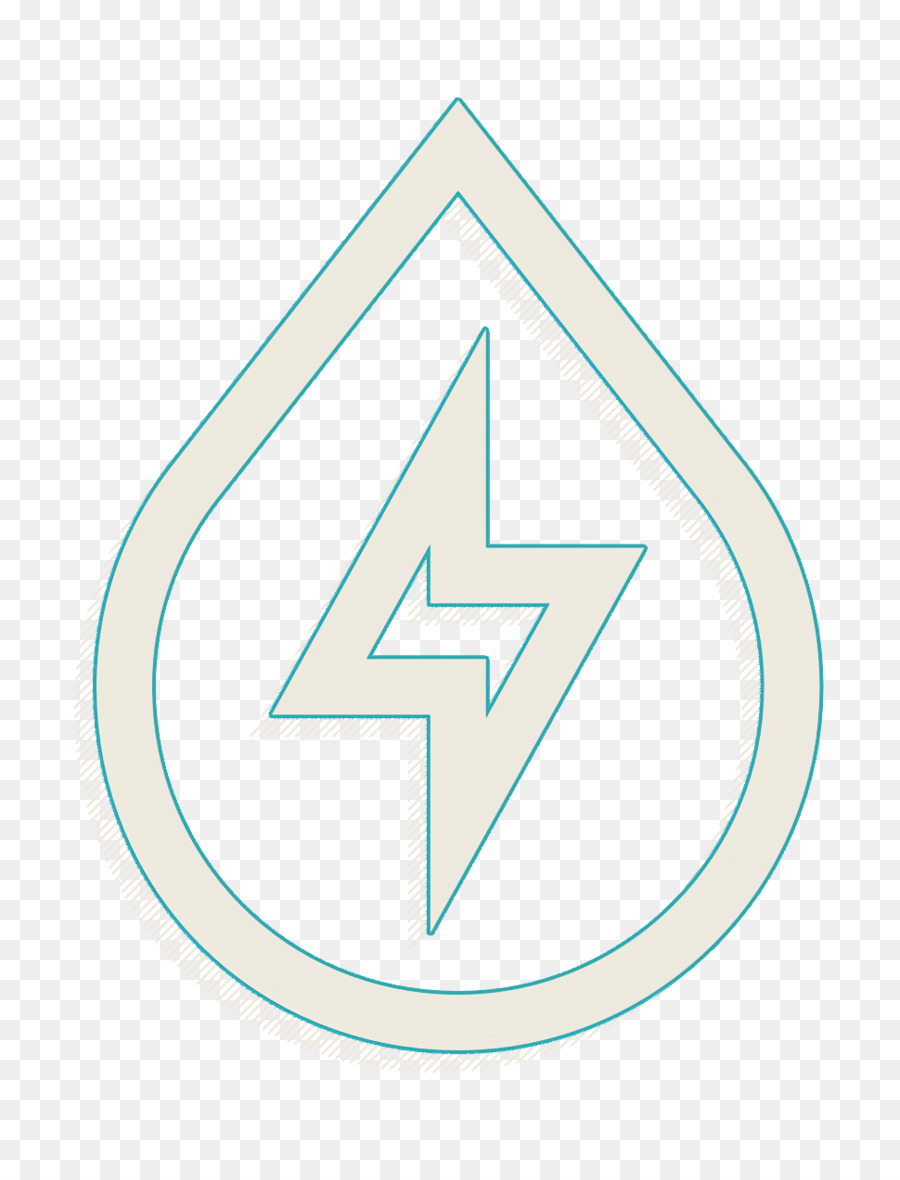 Icono De Agua Y Electricidad，Gota PNG