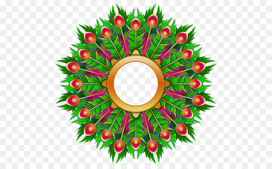 Decoración De La Navidad，Circulo PNG