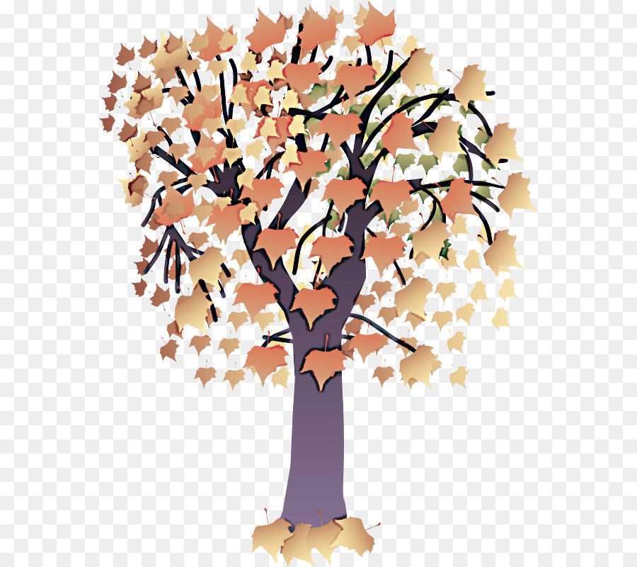 árbol De Otoño，Hojas PNG