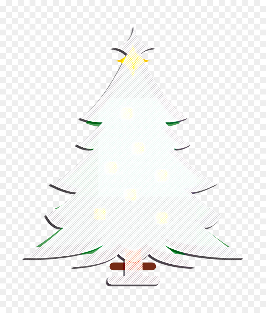 árbol De Navidad Blanco，Día Festivo PNG