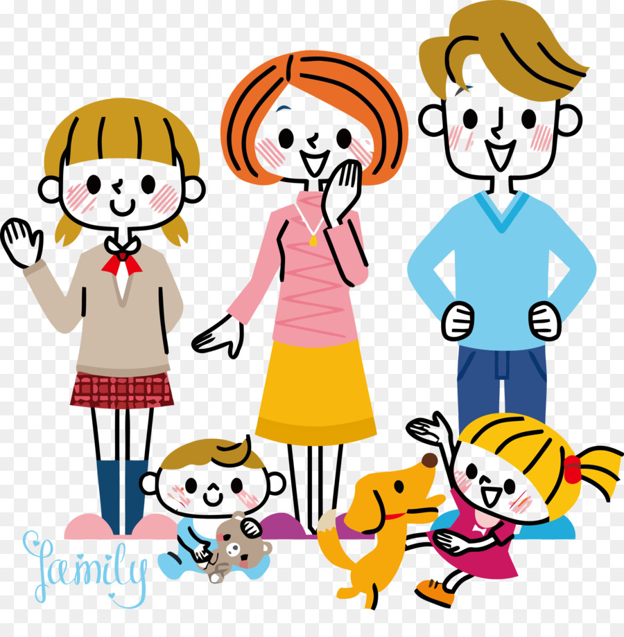 Familia De Dibujos Animados，Padres PNG