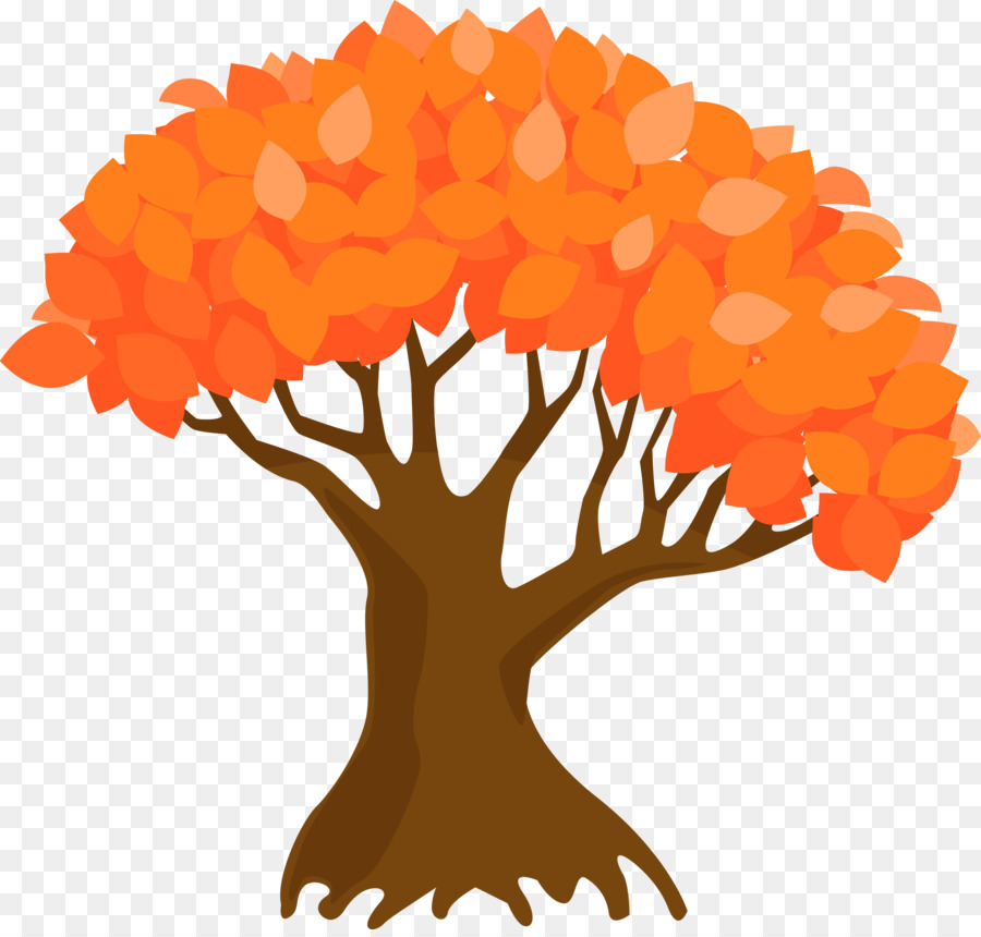 Árbol，Hojas Rojas PNG