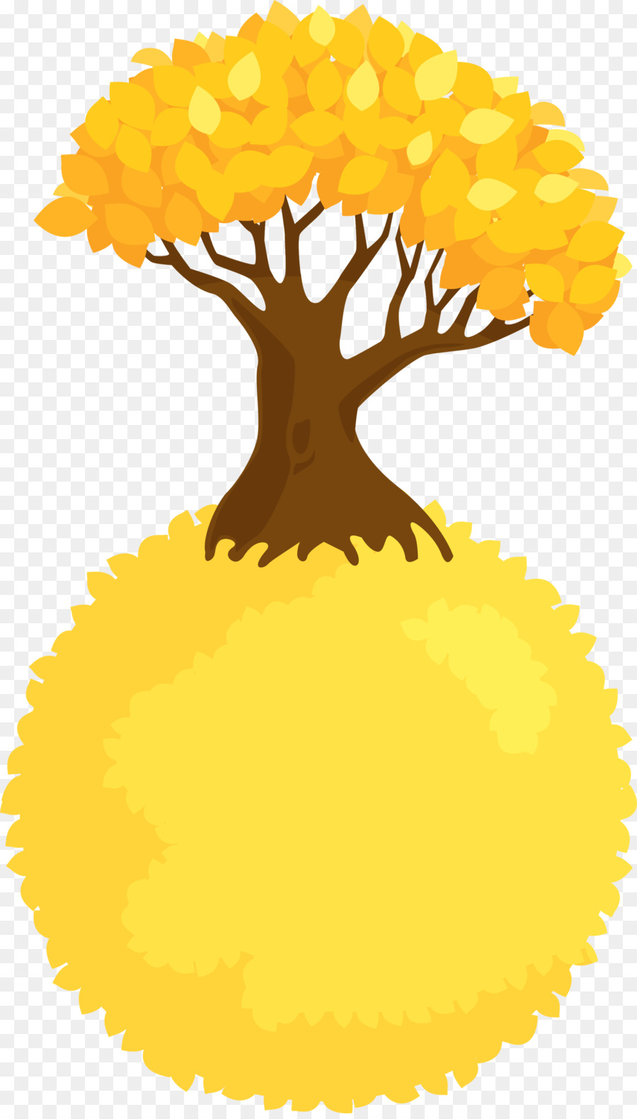 Amarillo，Árbol PNG