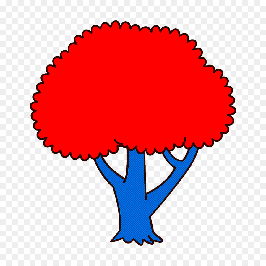 árbol，Rojo PNG