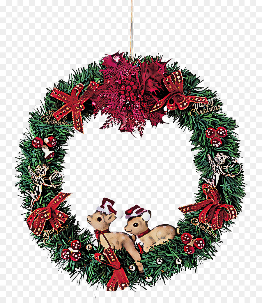 Decoración De La Navidad，Corona PNG