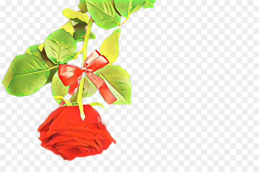 Rojo，Flor PNG