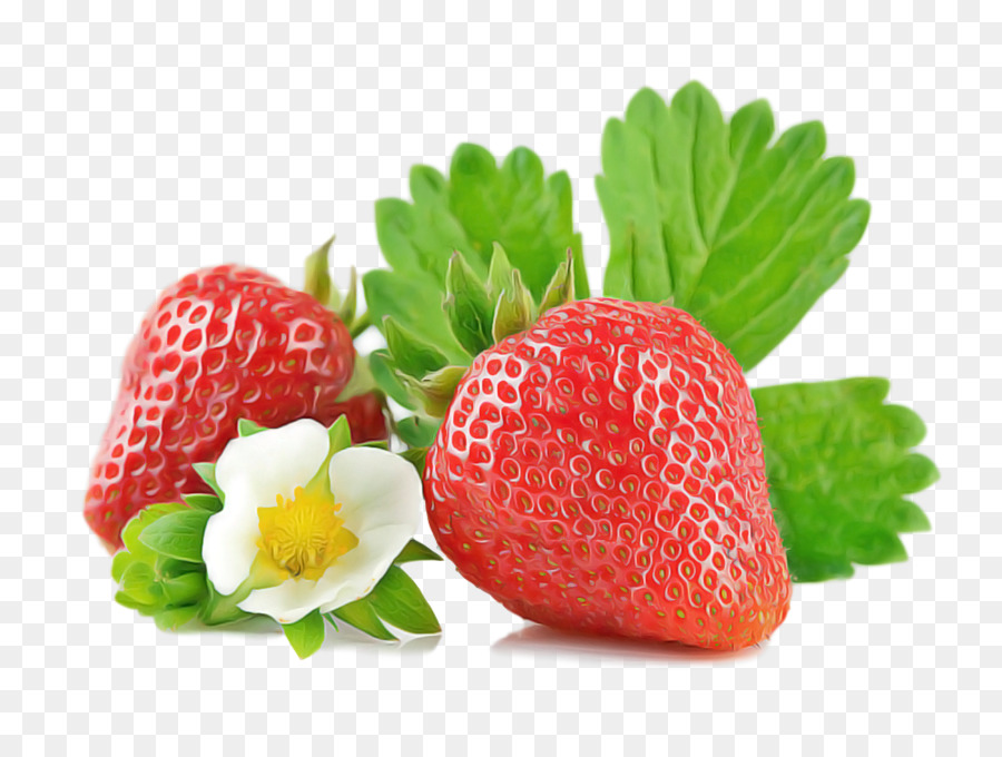 Fresas，Hojas PNG