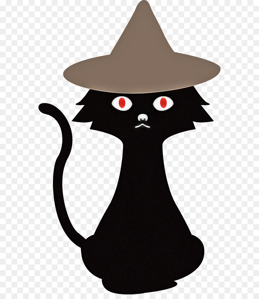 Gato Negro，Sombrero De Bruja PNG