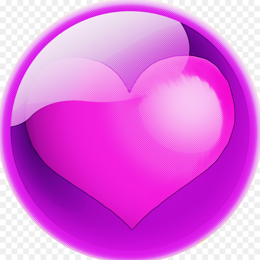 Corazón，Morado PNG