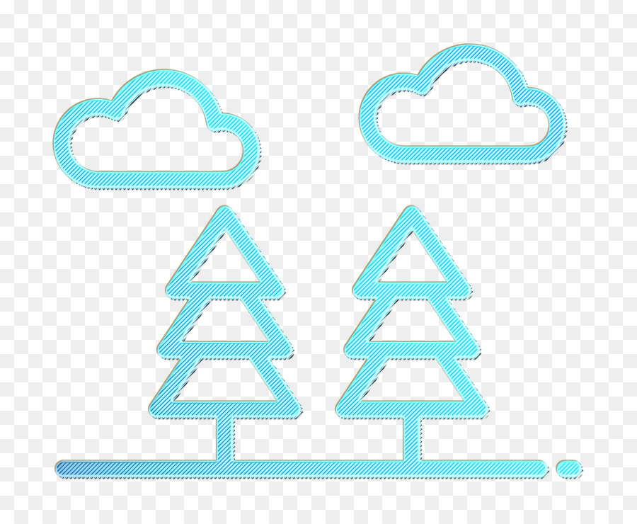 árboles Y Nubes，Bosque PNG