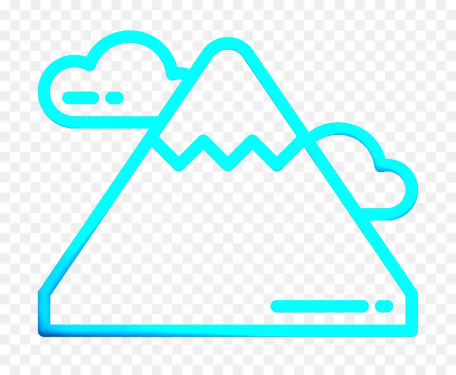 Montaña，Nubes PNG