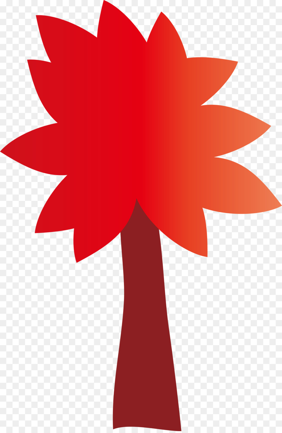 Rojo，Árbol PNG