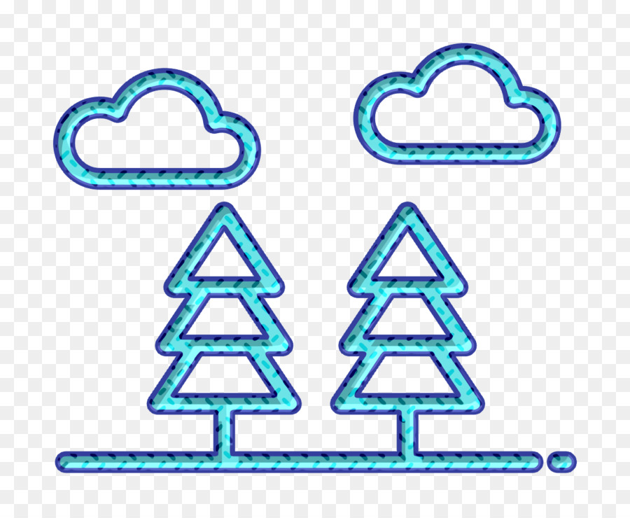 árboles Y Nubes，Bosque PNG