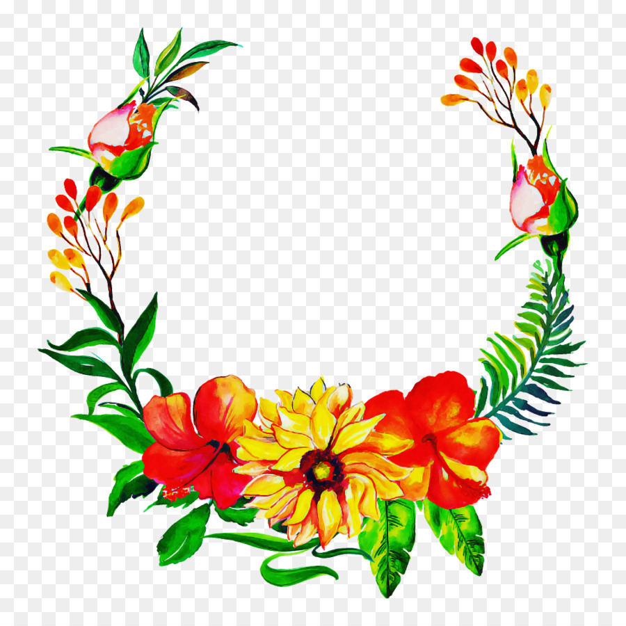 Corona De Flores，Flores PNG