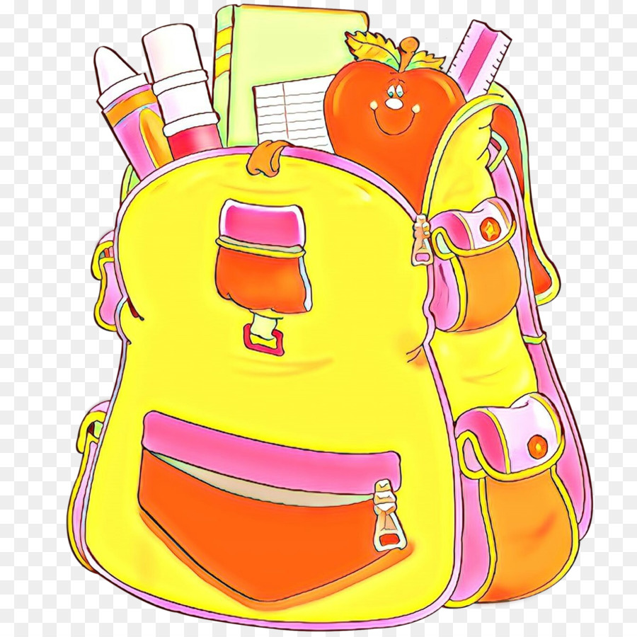 Naranja，Mochila PNG