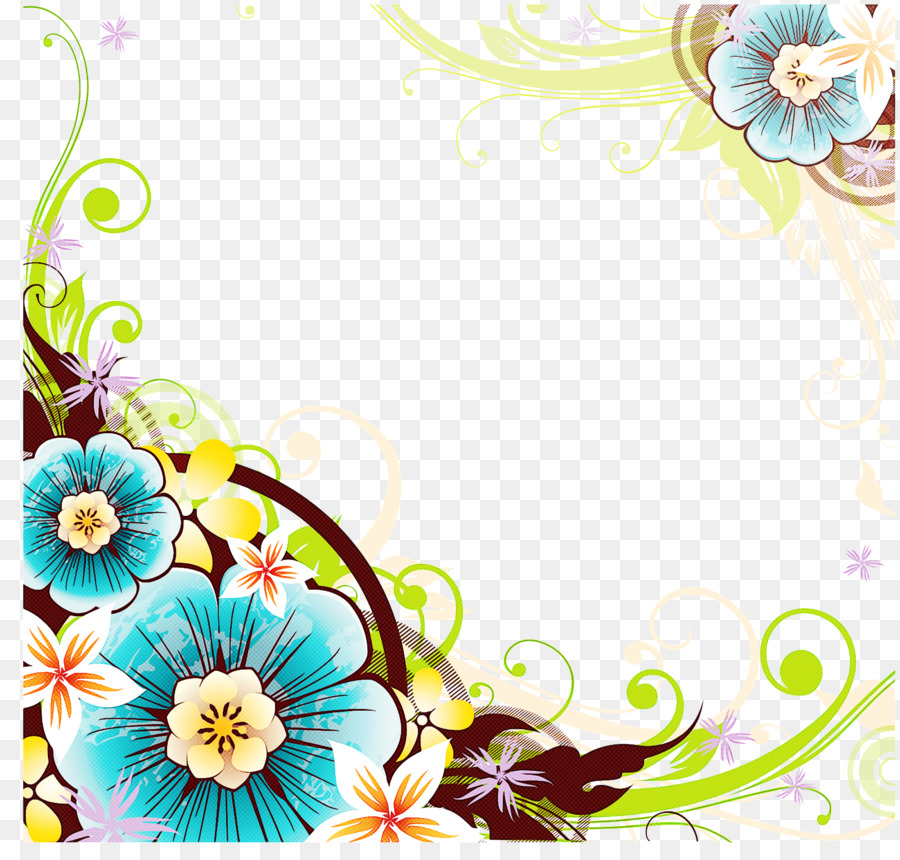 Diseño Floral，Flor PNG