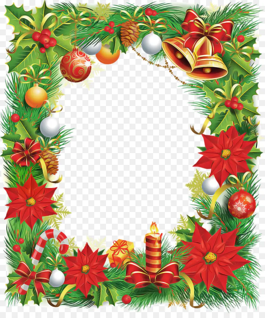 Guirnalda De Navidad，Verde PNG