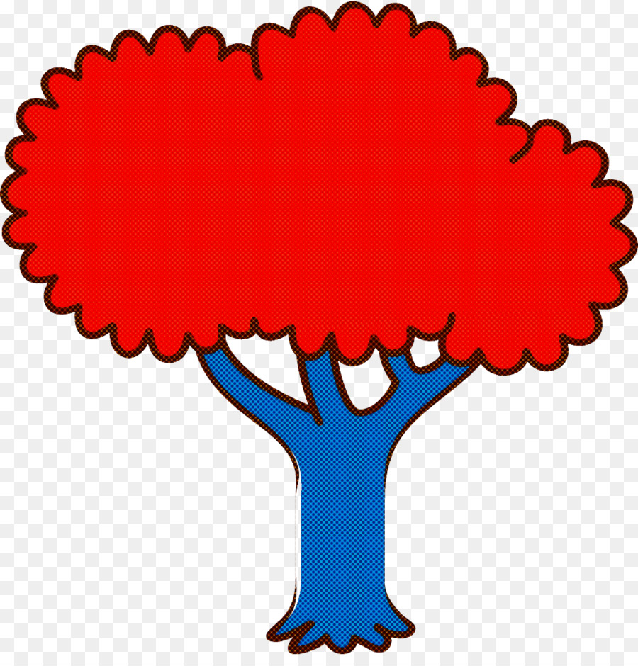 árbol，Rojo PNG