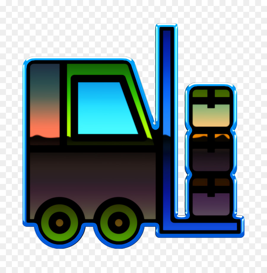 Transporte，Azul Eléctrico PNG