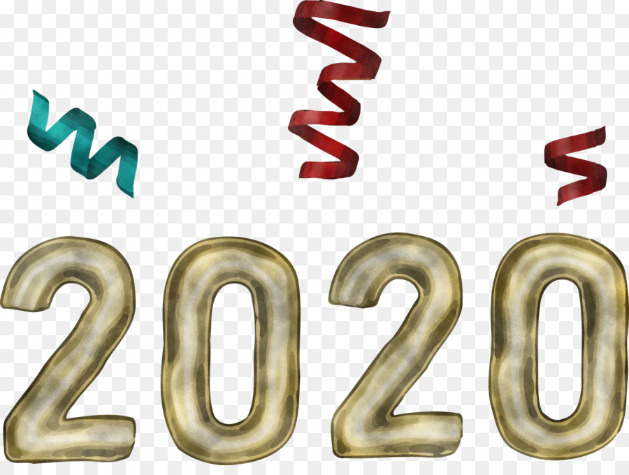 Celebración 2020，Año Nuevo PNG