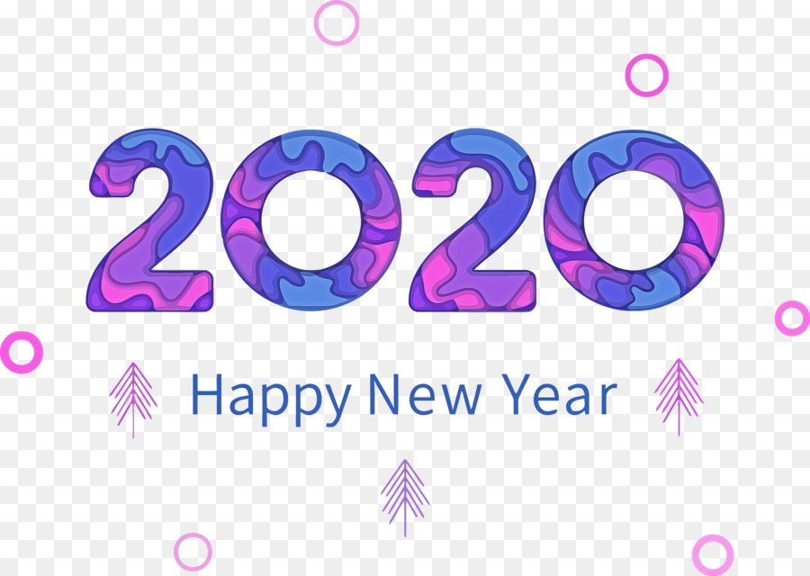 2020，Año Nuevo PNG