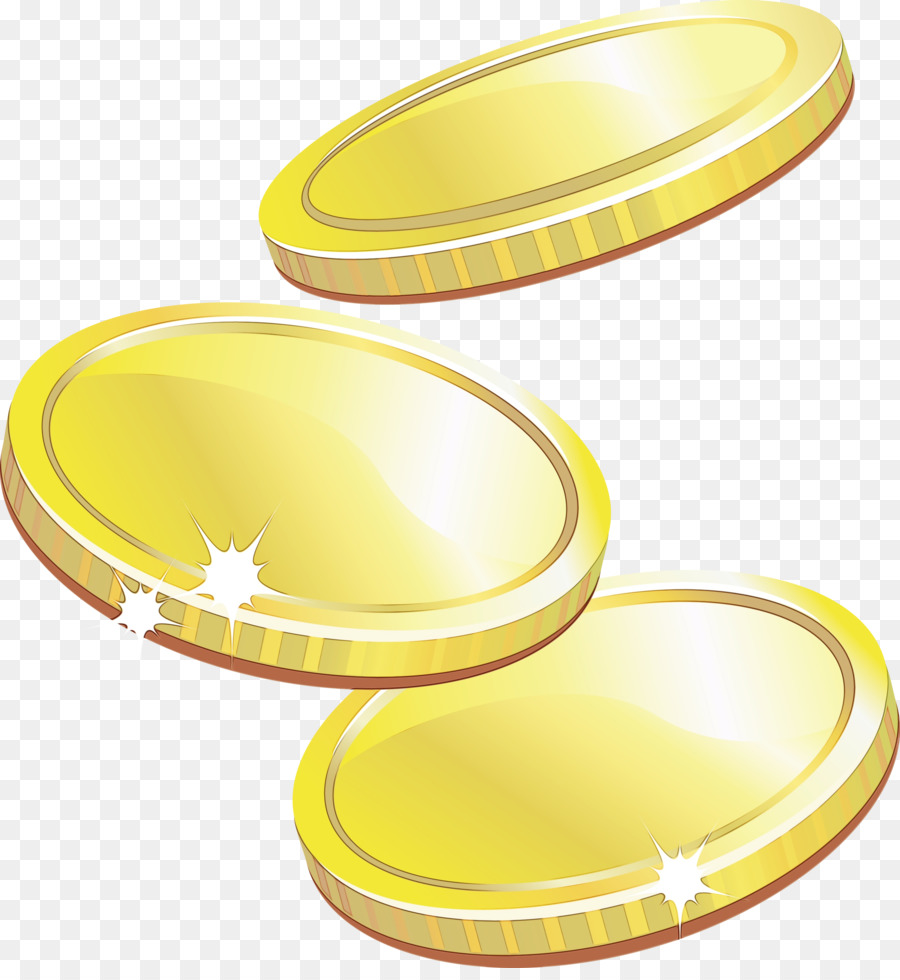 Pila De Monedas De Oro，Dinero PNG