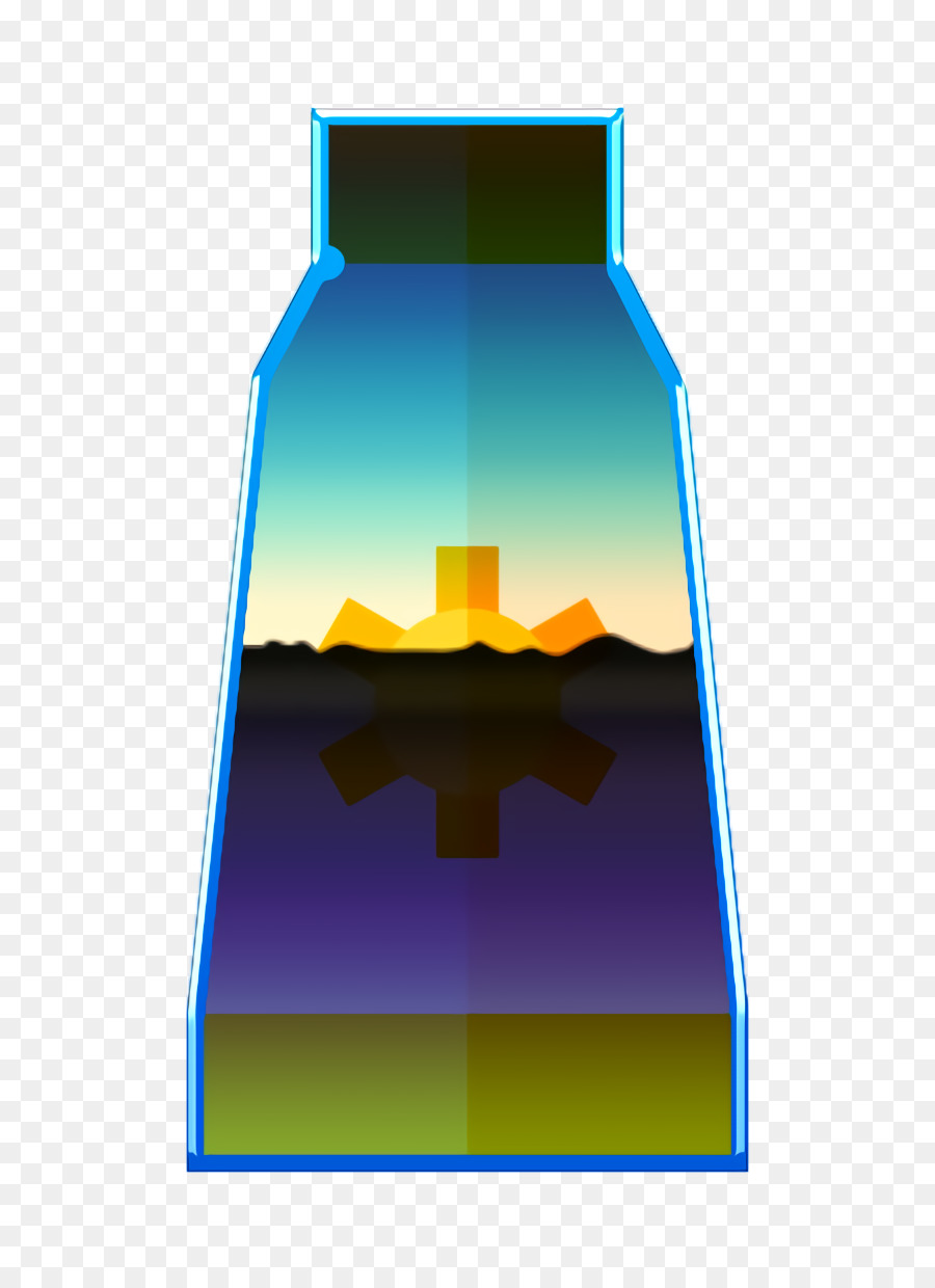 Azul，Botella PNG