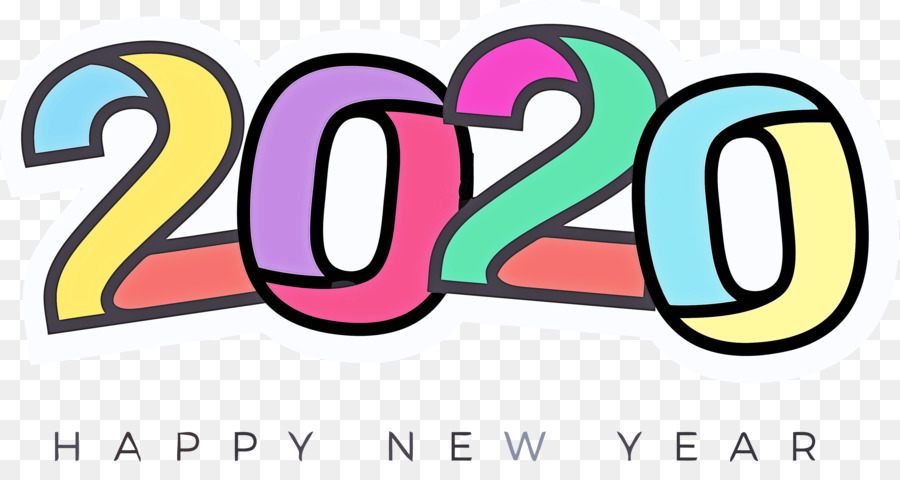 Feliz Año Nuevo 2020，Celebración PNG