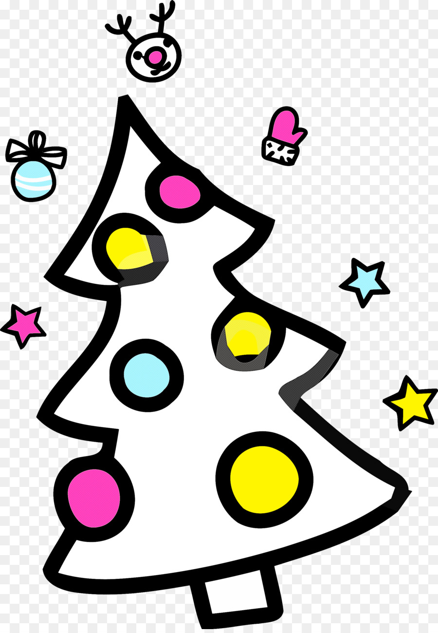 Línea，árbol De Navidad PNG