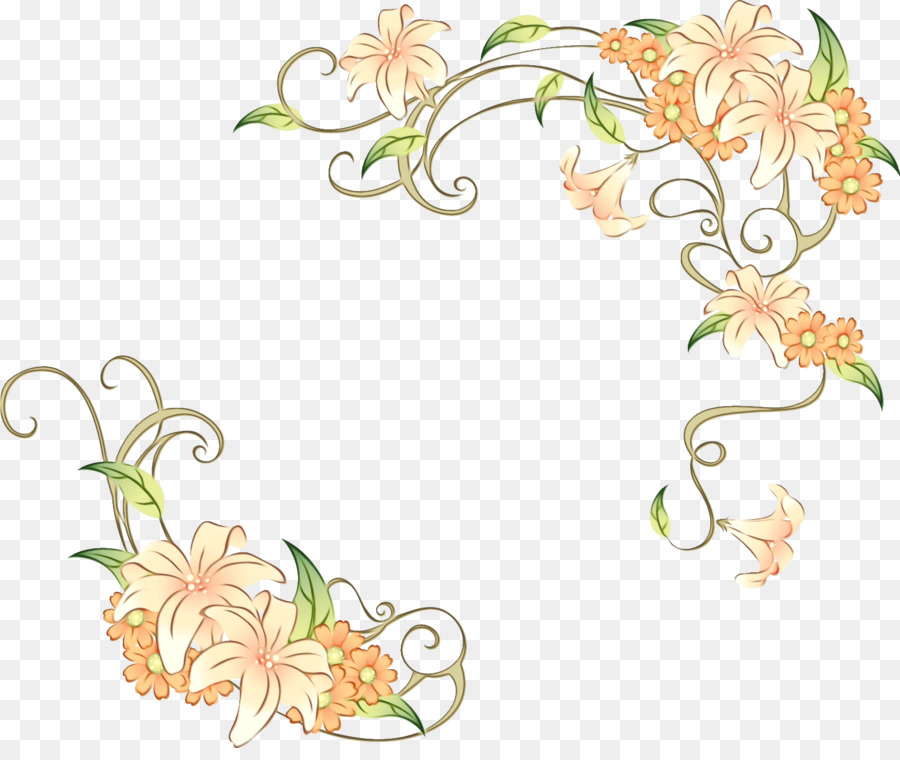 Flores，Hojas PNG