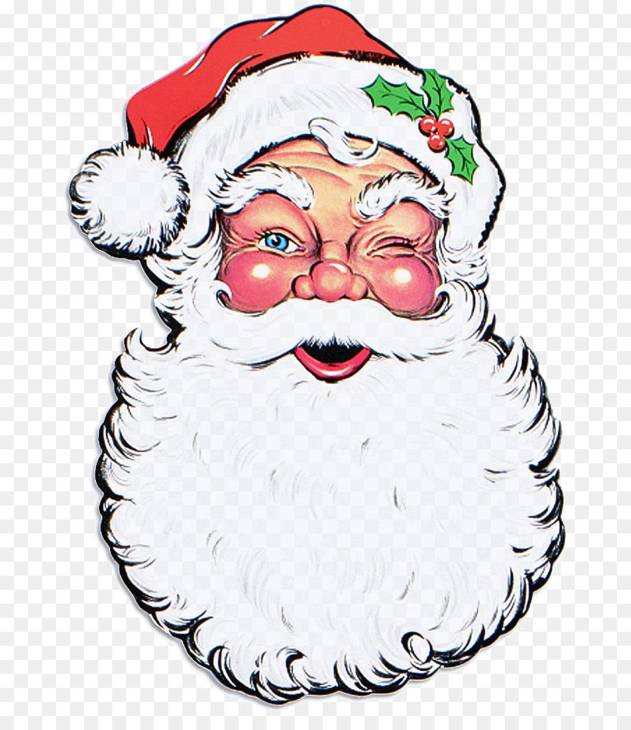 Santa Claus，El Vello Facial PNG