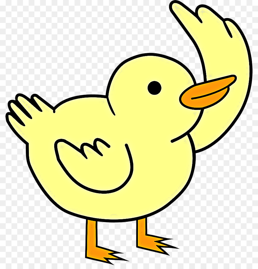 Pato Enojado，Amarillo PNG