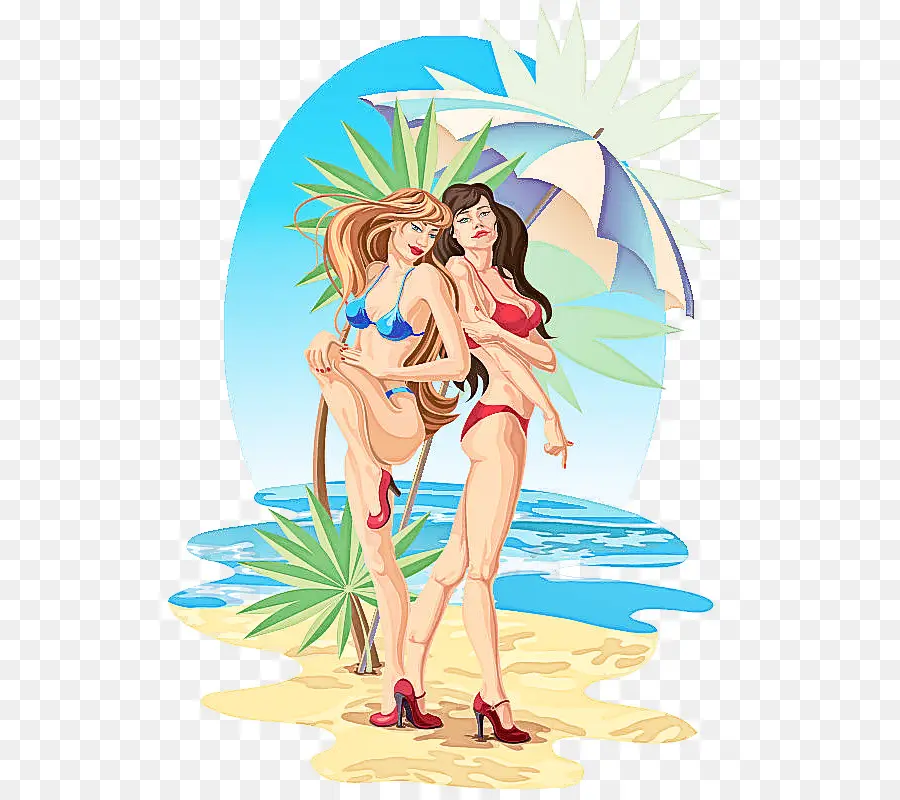 Playa，Mujer PNG