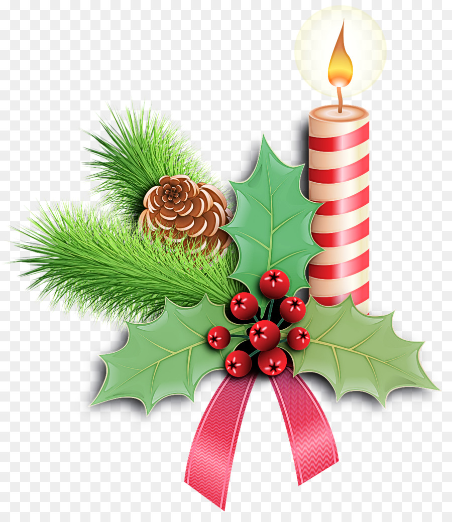 Velas De Navidad，Acebo PNG