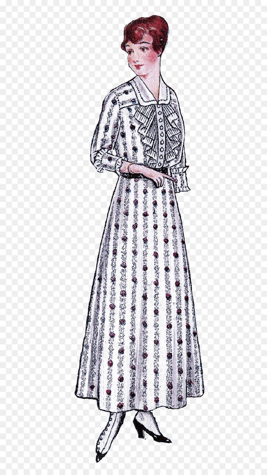 Mujer De La Vendimia，Moda PNG