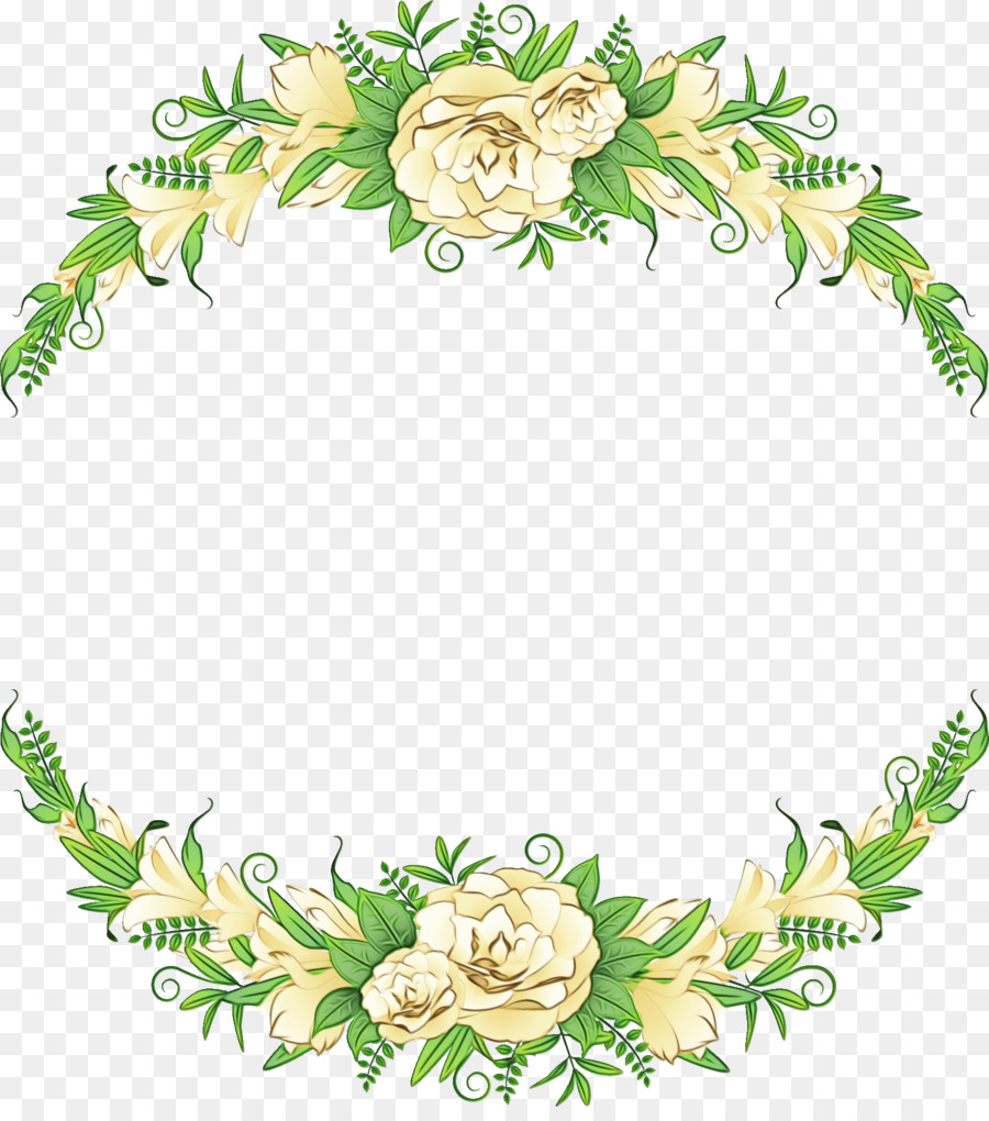 Marco Floral，Flores PNG