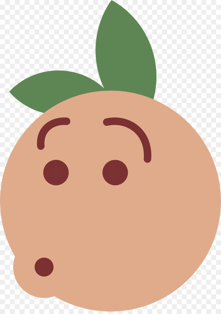 Emoji Naranja，Fruta PNG