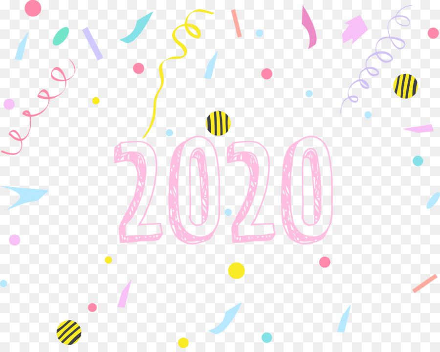 Feliz Año Nuevo 2020，Celebración PNG