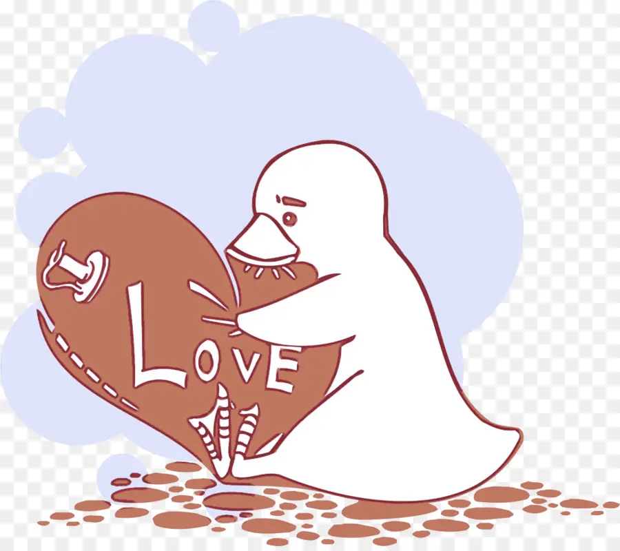 Pato Con Corazon，Amar PNG