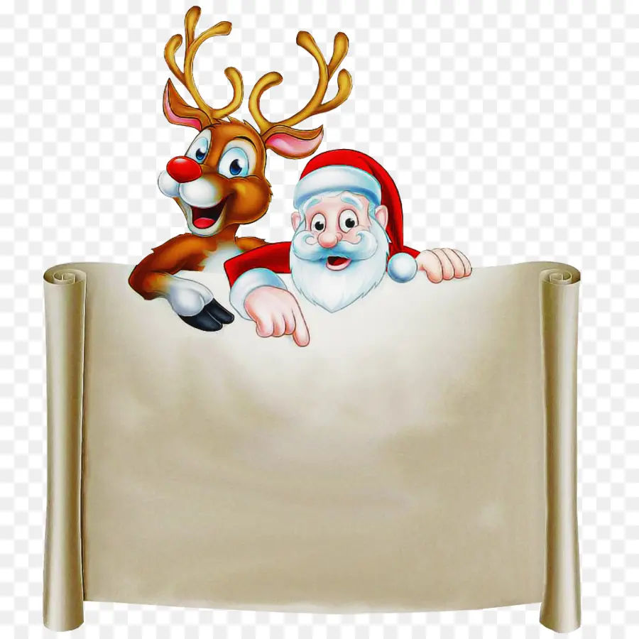 Renos，Santa Claus PNG